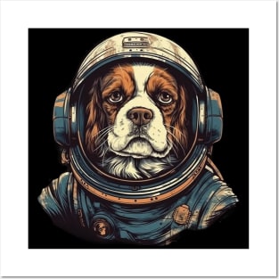 Dog in a spacesuit Posters and Art